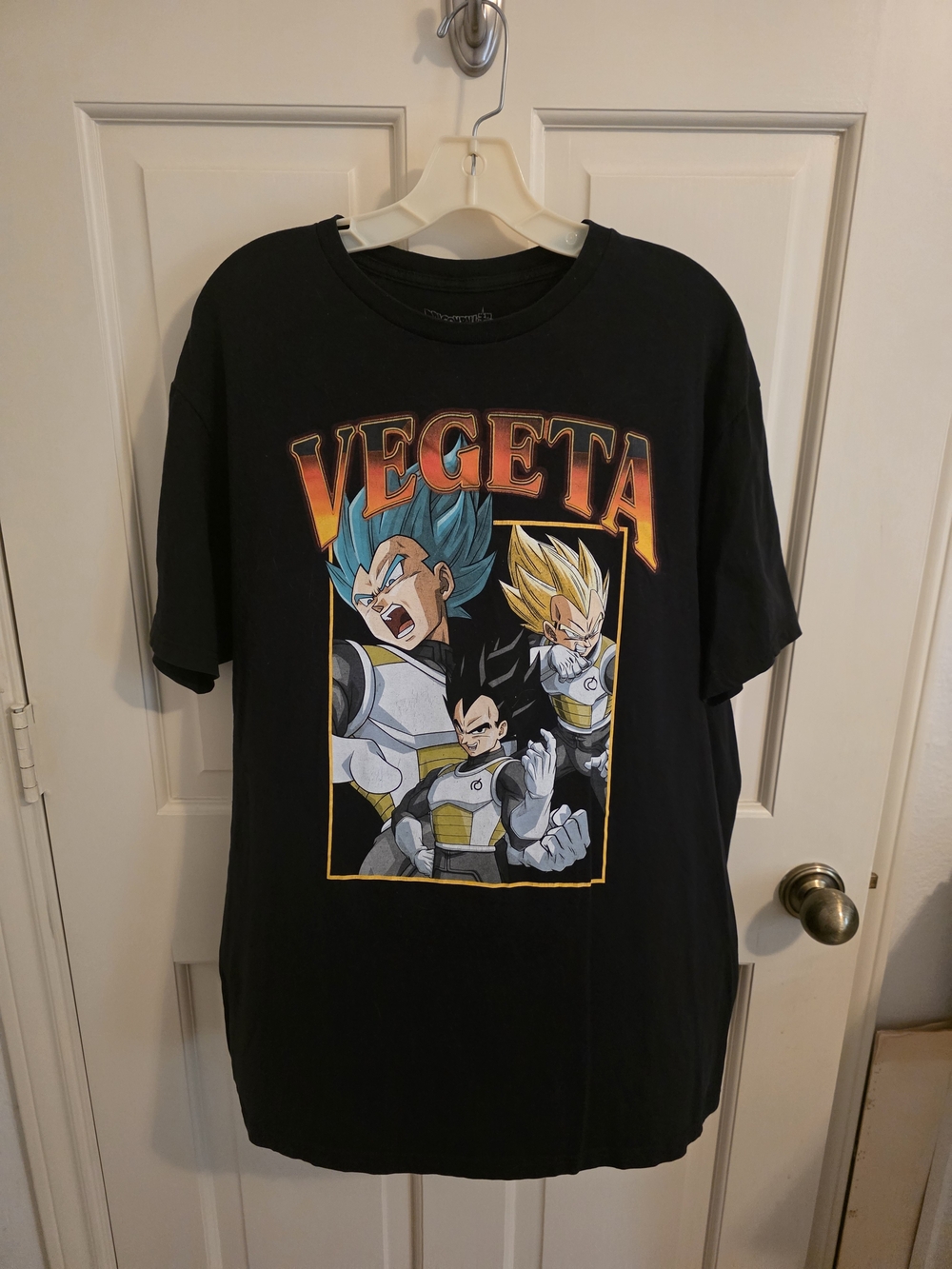 Vegeta Graphic Short Sleeve Tee - Black